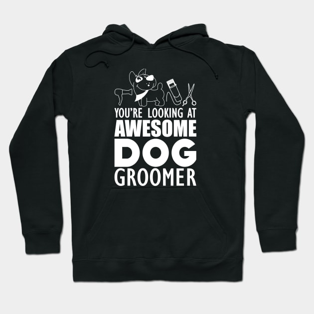 Dog Groomer - You are looking at awesome dog groomer w Hoodie by KC Happy Shop
